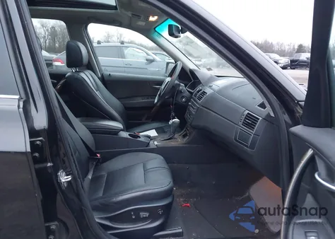 2006 BMW X3 3.0I z USA, uszkodzony, nr VIN WBXPA93446WD30704